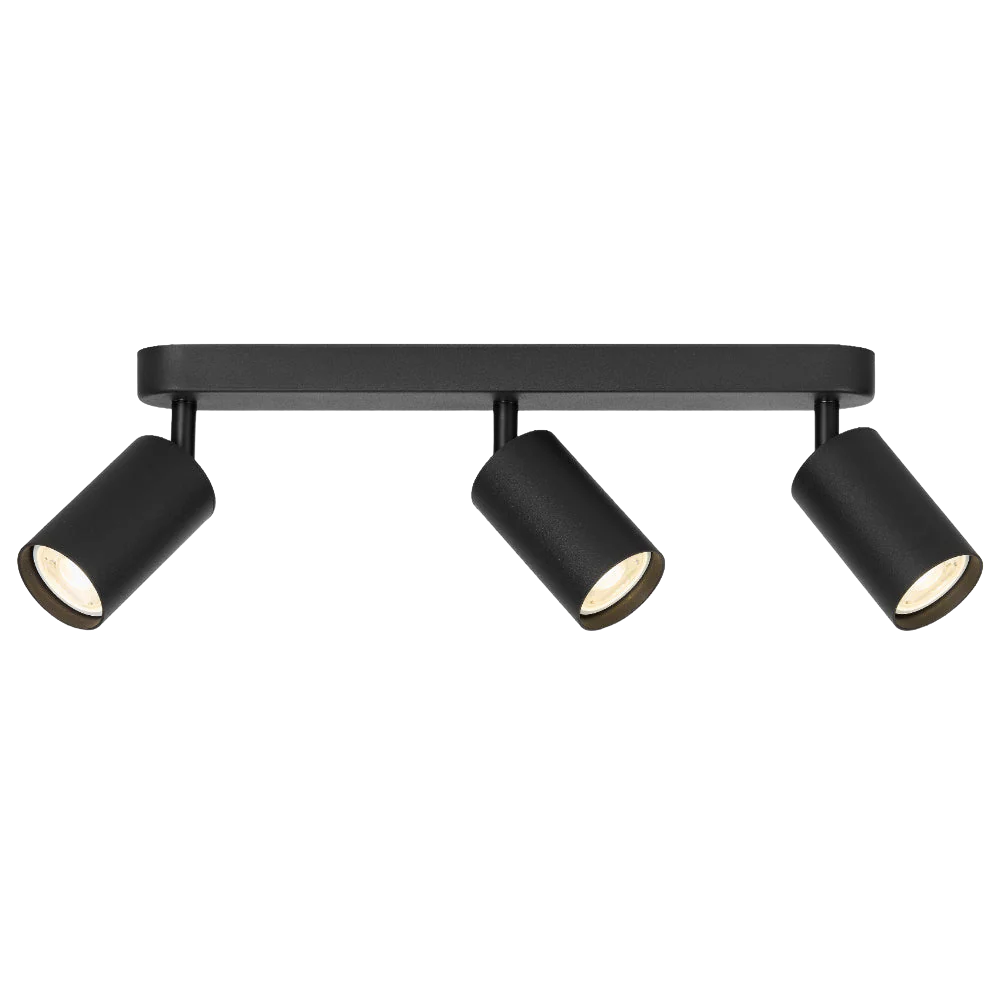 Telbix Picard 3 Light Spotlight Black - Image 3