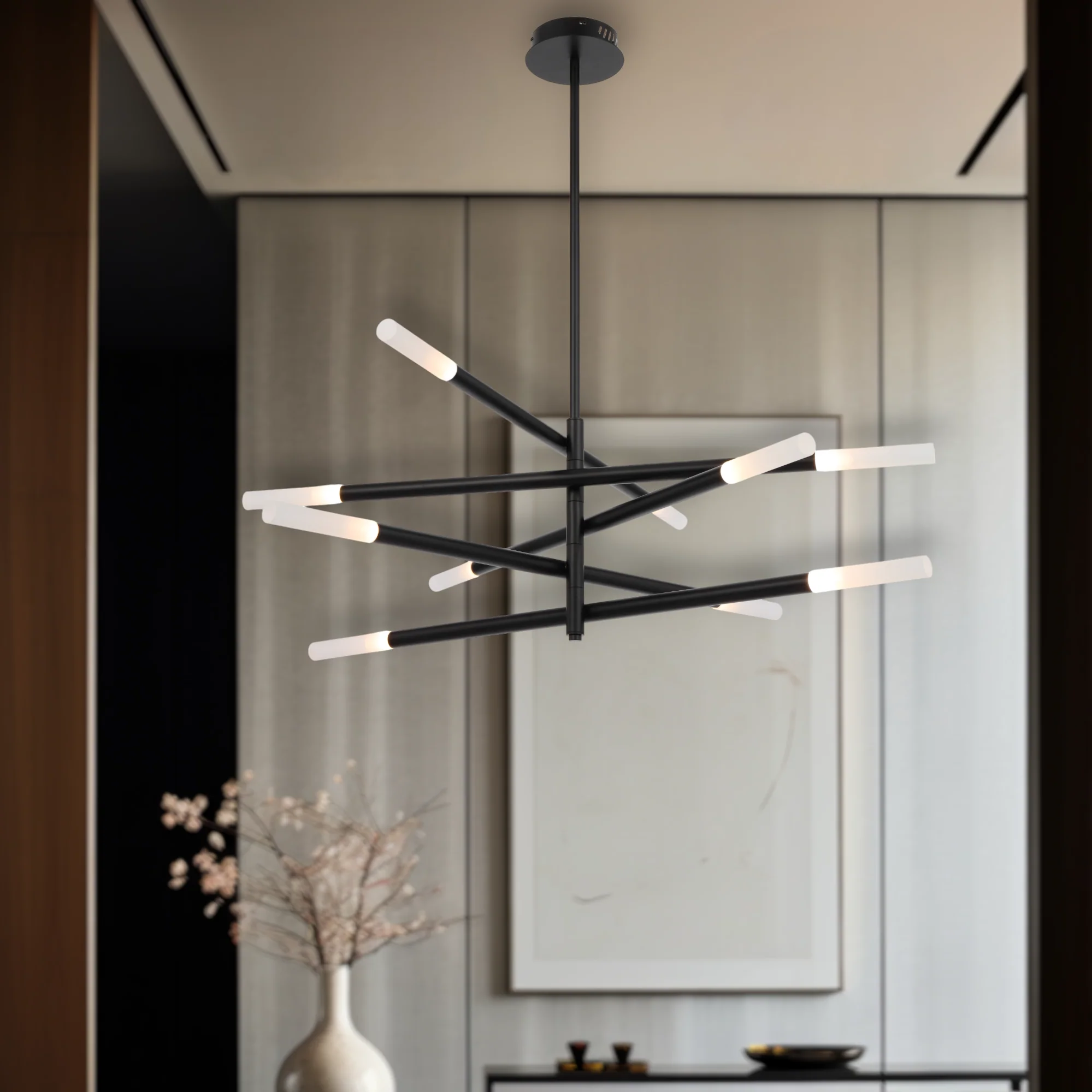 Telbix Pinta 10 Light Pendant Black - Image 2