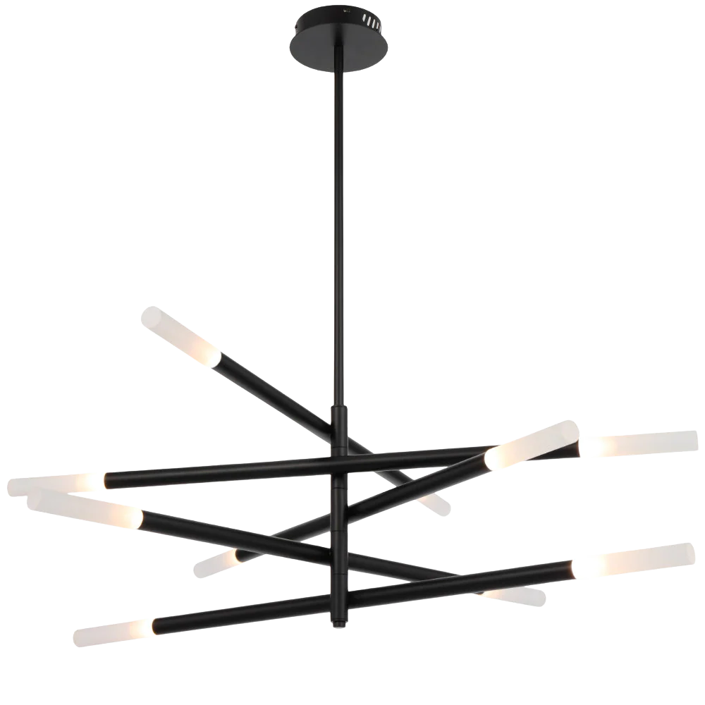 Telbix Pinta 10 Light Pendant Black - Image 7