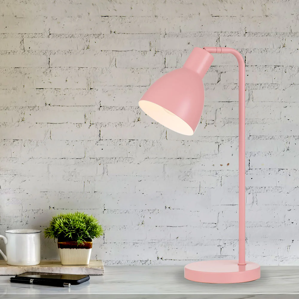 Telbix Pivot Table Lamp Pink - Image 2
