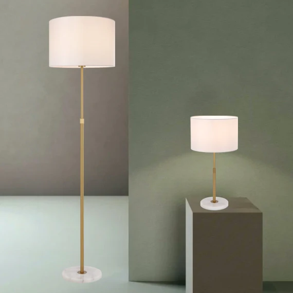 Telbix Placin Floor Lamp Antique Gold - Image 4
