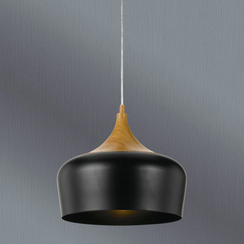 Telbix Polk 30 Pendant Black Oak - Image 2