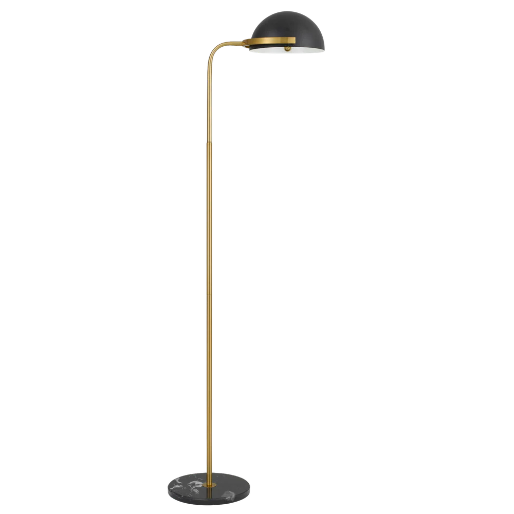 Telbix Pollard Floor Lamp Black Antique Gold - Image 3