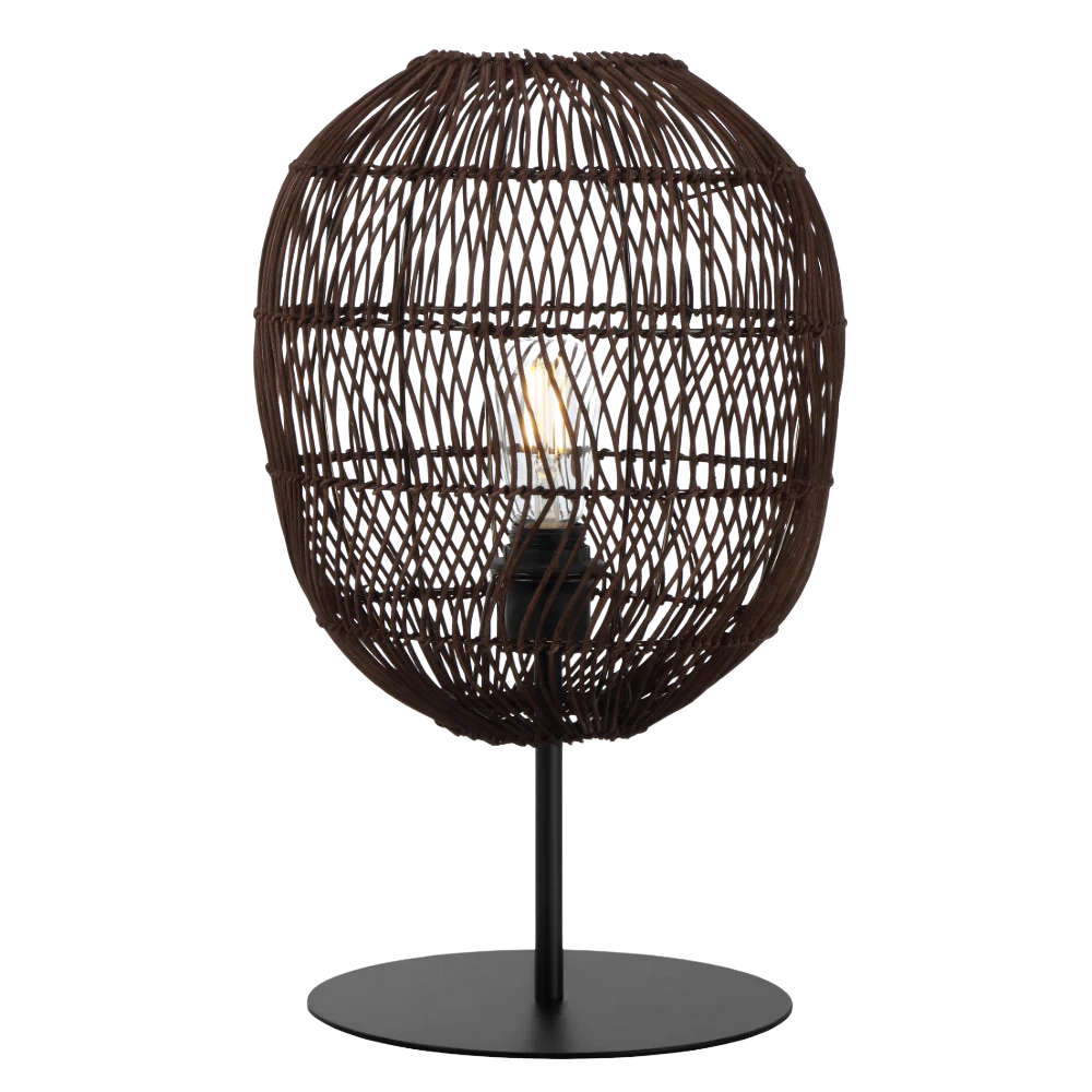 Telbix Rana 30 Table Lamp Brown - Image 5