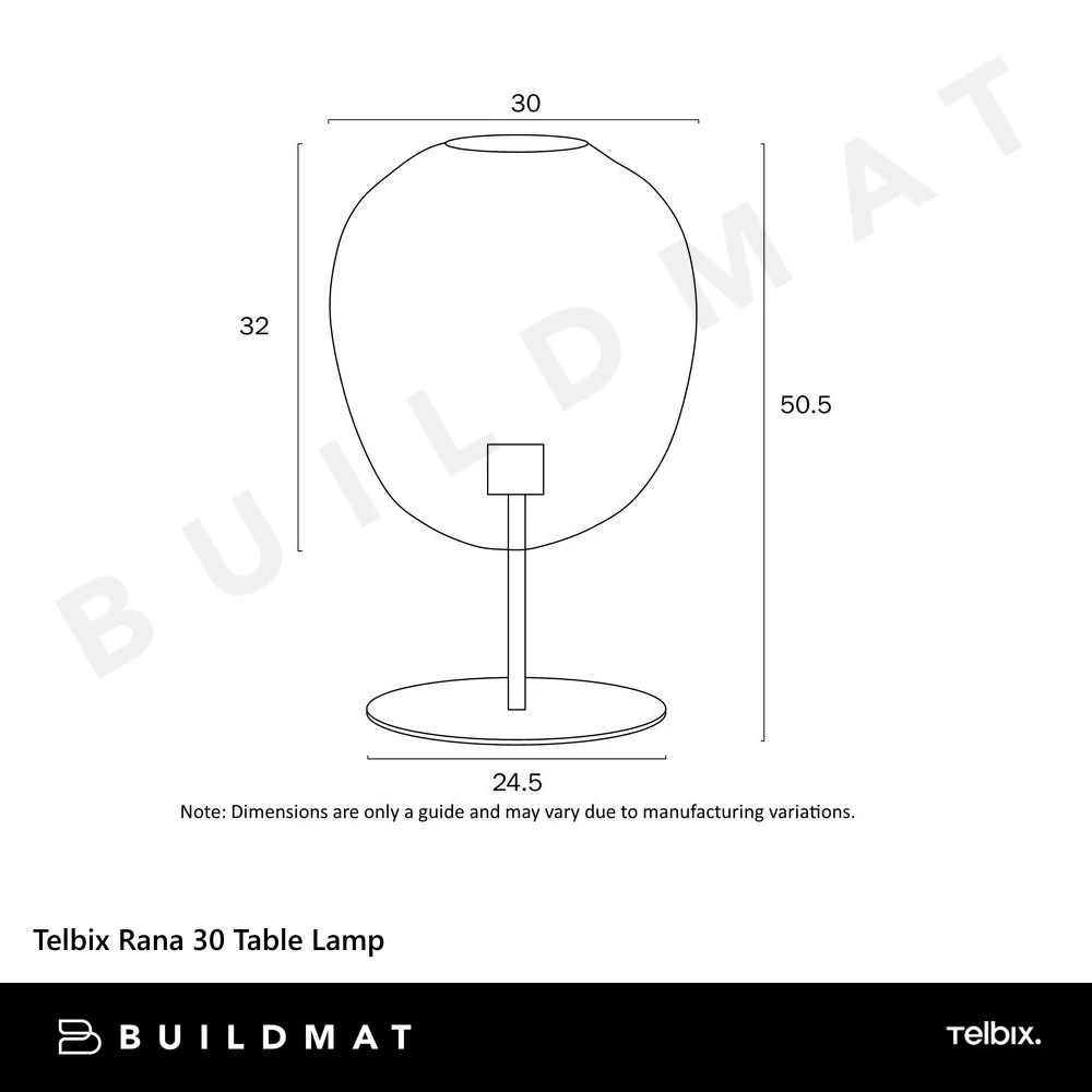 Telbix Rana 30 Table Lamp Natural - Image 4