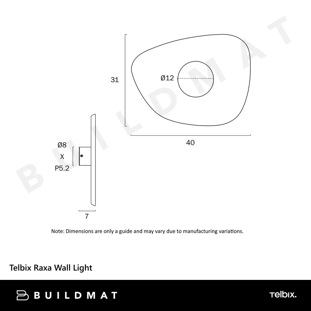 Telbix Raxa Wall Light Green - Image 7