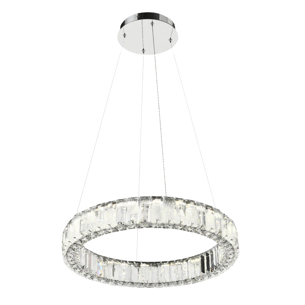 Telbix Rias 1 Tier Pendant Chrome - Image 3