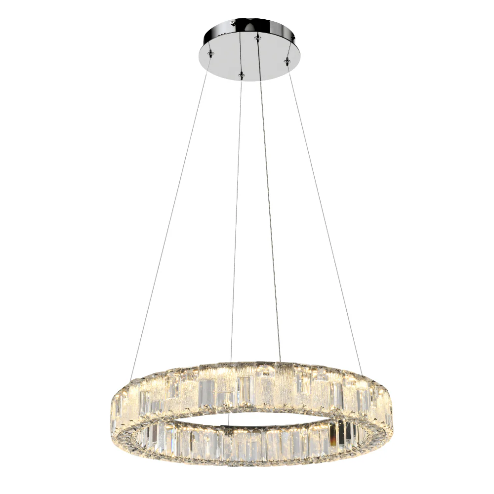 Telbix Rias 1 Tier Pendant Chrome - Image 4