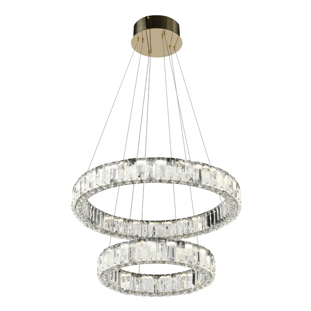 Telbix Rias 2 Tier Pendant Gold - Image 4
