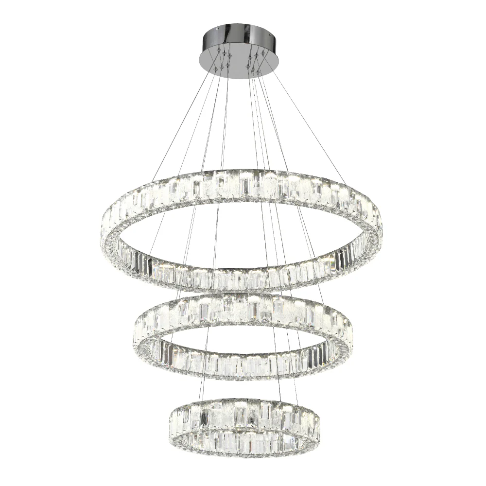 Telbix Rias 3 Tier Pendant Chrome - Image 5