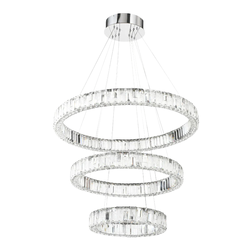 Telbix Rias 3 Tier Pendant Chrome - Image 8