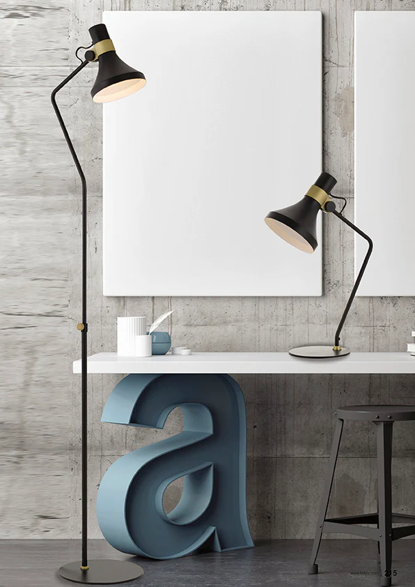 Telbix Roma Table Lamp Black Brass Matt - Image 2