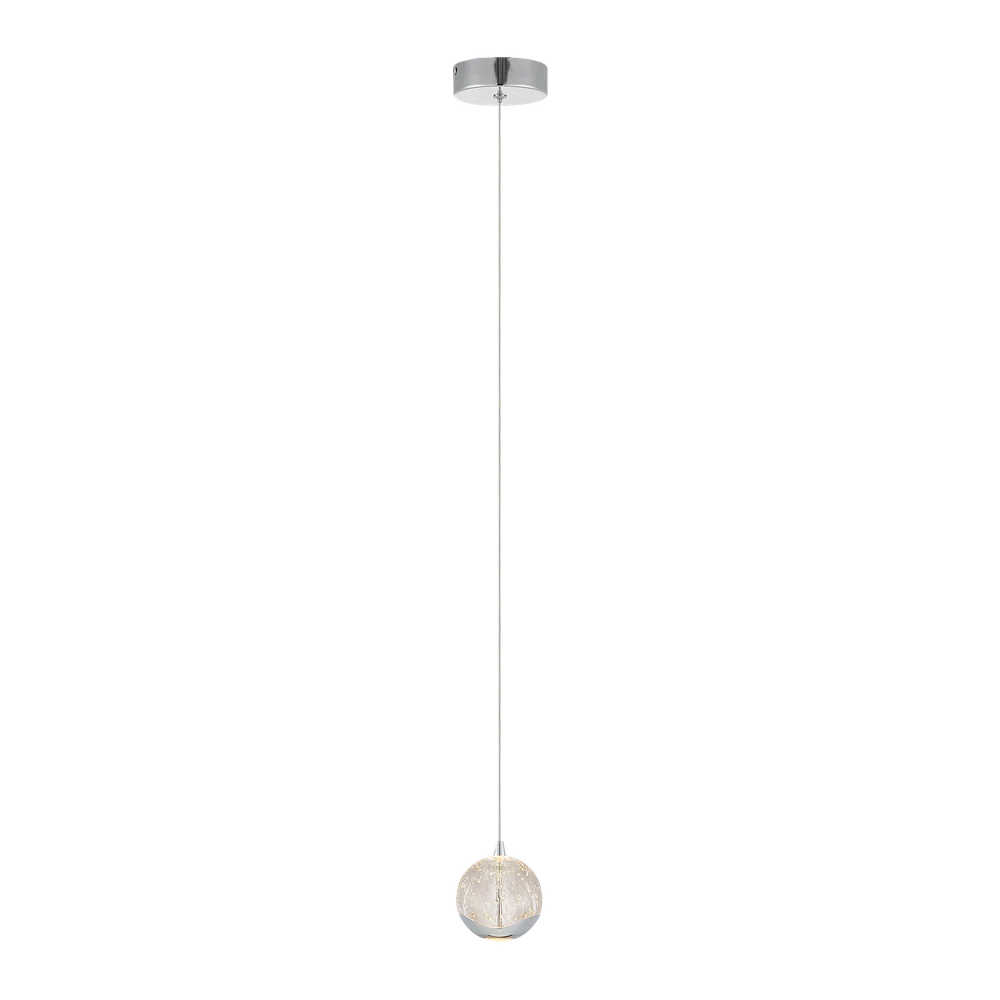 Telbix Segovia 1 Light Pendant Chrome - Image 3