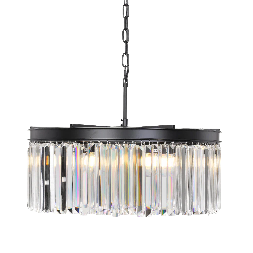 Telbix Serene 6 Lights Pendant Black - Image 3