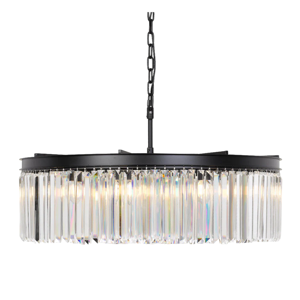 Telbix Serene 8 Lights Pendant Black - Image 3