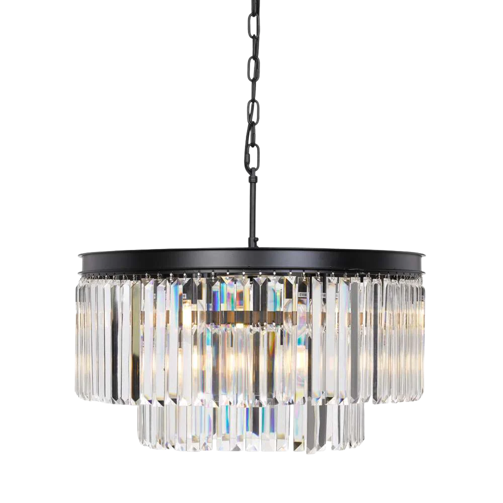 Telbix Serene 9 Lights Pendant Black - Image 3