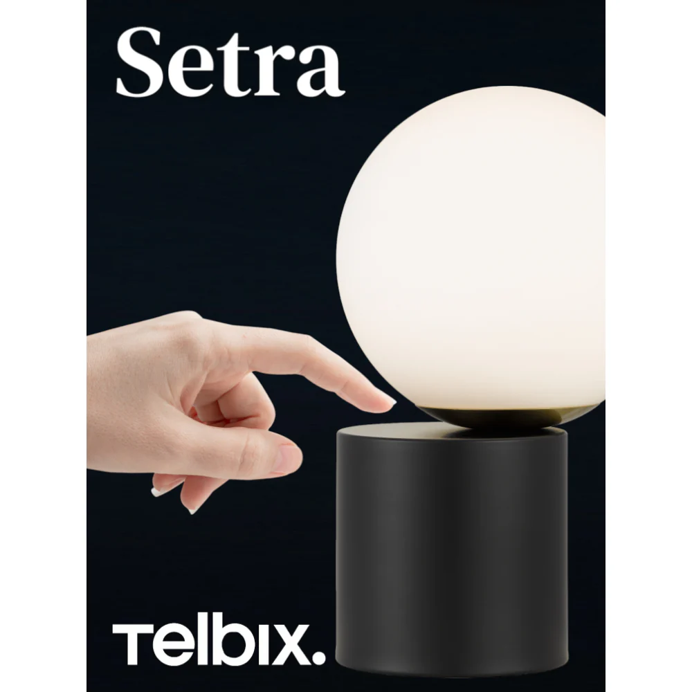 Telbix Setra Touch Table Lamp Black - Image 4
