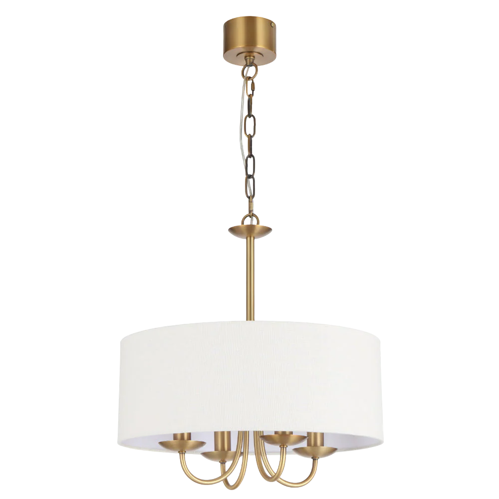 Telbix Shiron 4 Light Pendant Brass - Image 6