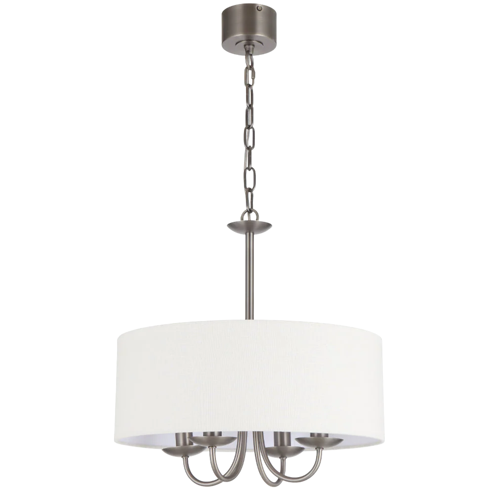 Telbix Shiron 4 Light Pendant Nickel