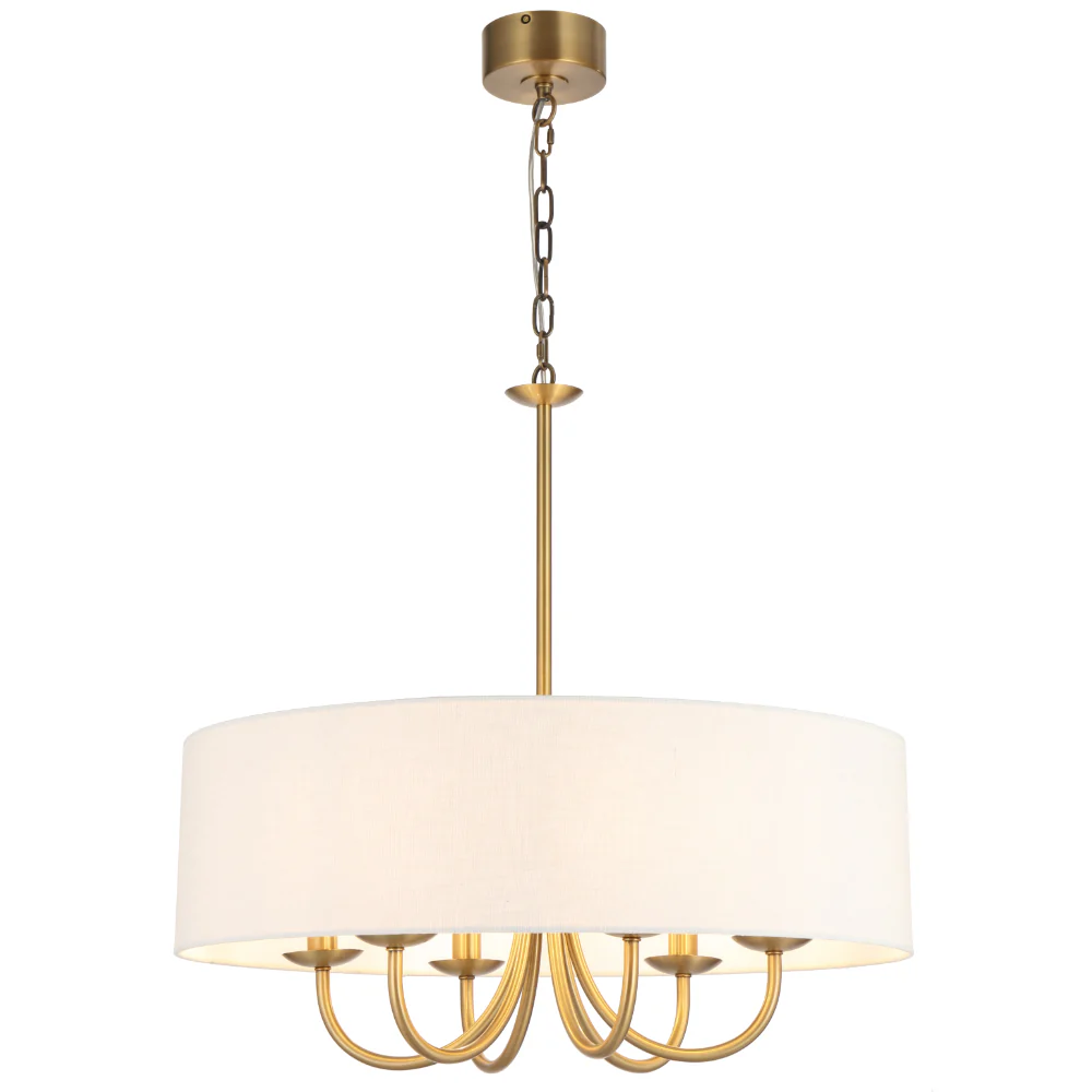 Telbix Shiron 6 Light Pendant Brass - Image 4