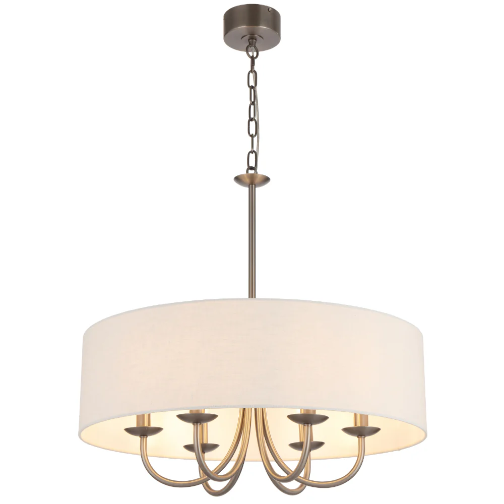 Telbix Shiron 6 Light Pendant Nickel - Image 2
