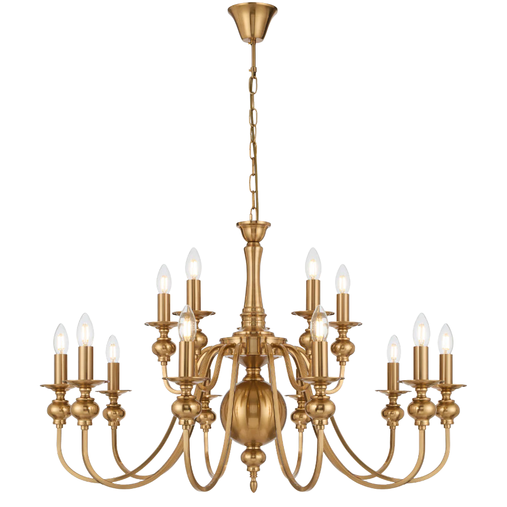 Telbix Siedel 15 Light Pendant Copper - Image 6