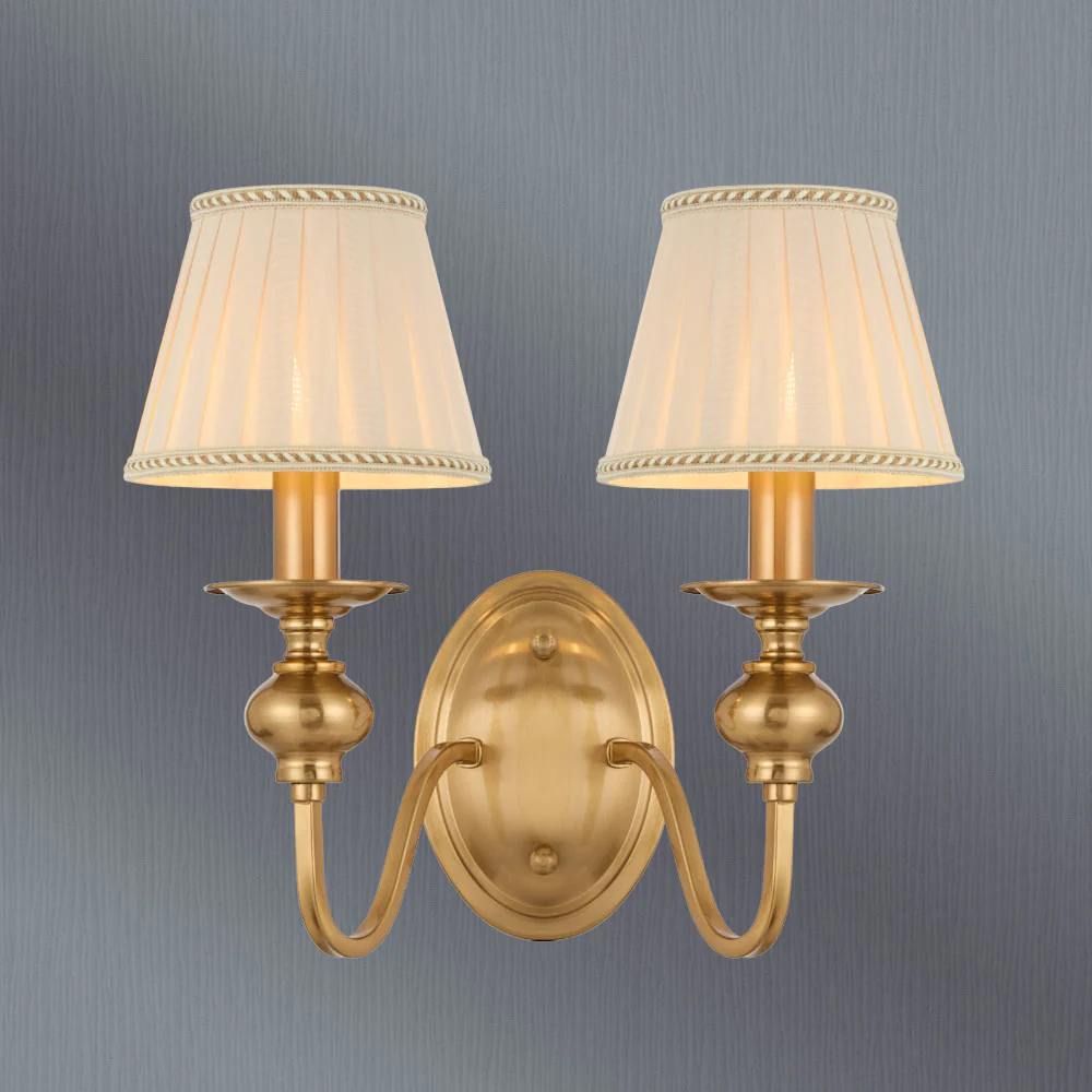 Telbix Siedel 2 Light Wall Bracket With Shade Copper - Image 2