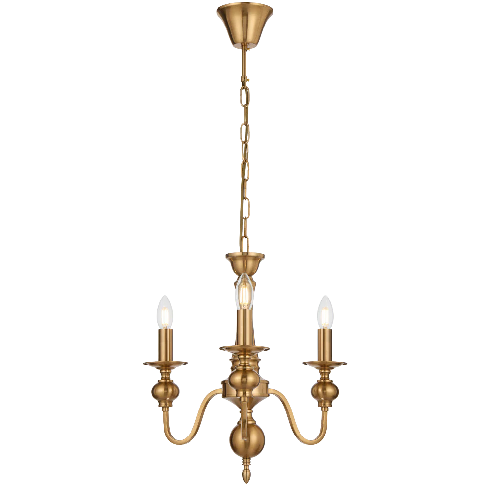 Telbix Siedel 3 Light Pendant Copper - Image 3