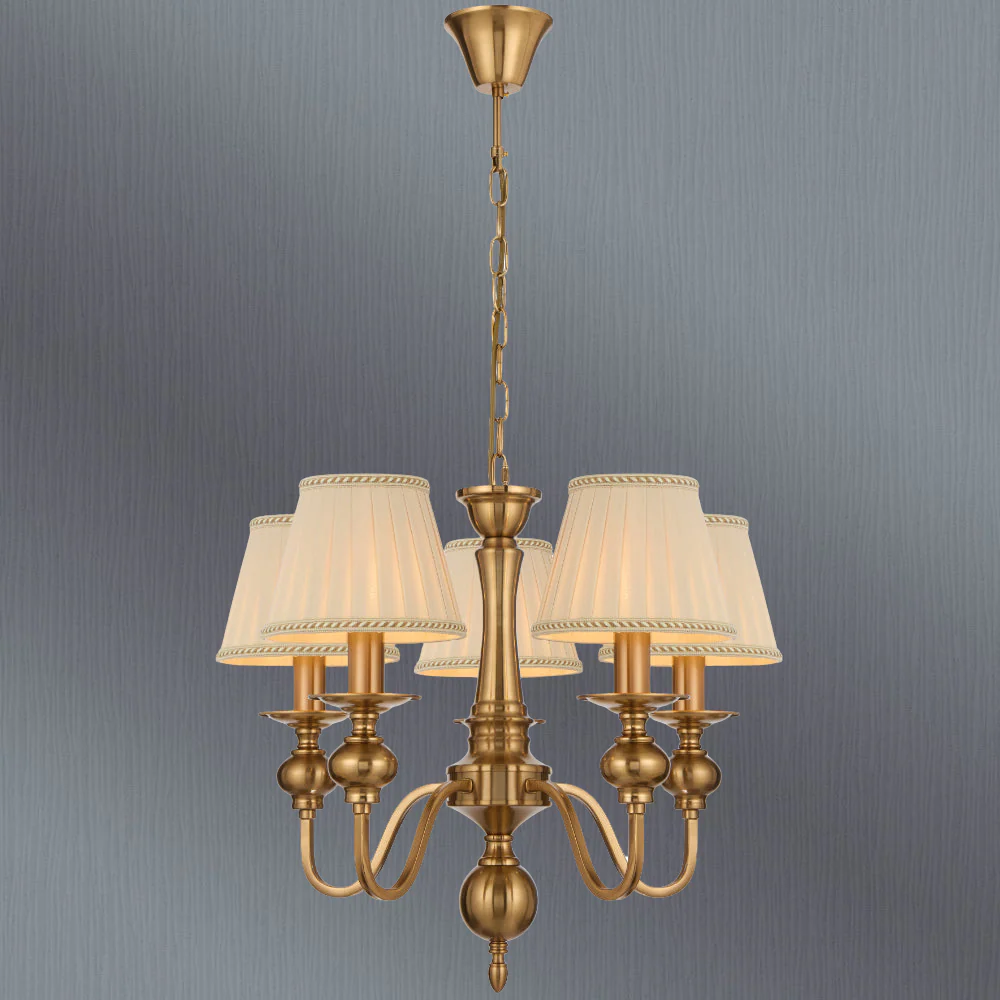 Telbix Siedel 5 Light Pendant With Shade Copper - Image 2