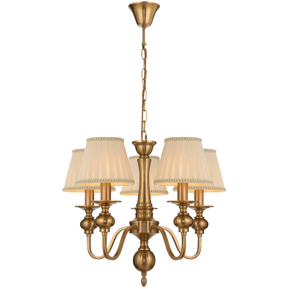 Telbix Siedel 5 Light Pendant With Shade Copper - Image 5
