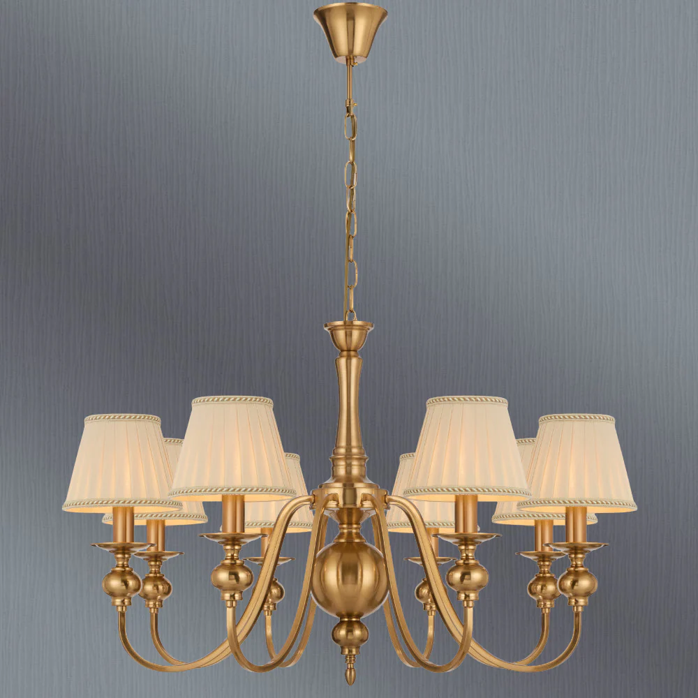 Telbix Siedel 8 Light Pendant With Shade Copper - Image 2