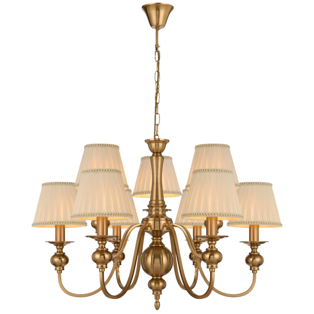 Telbix Siedel 9 Light Pendant With Shade Copper - Image 5