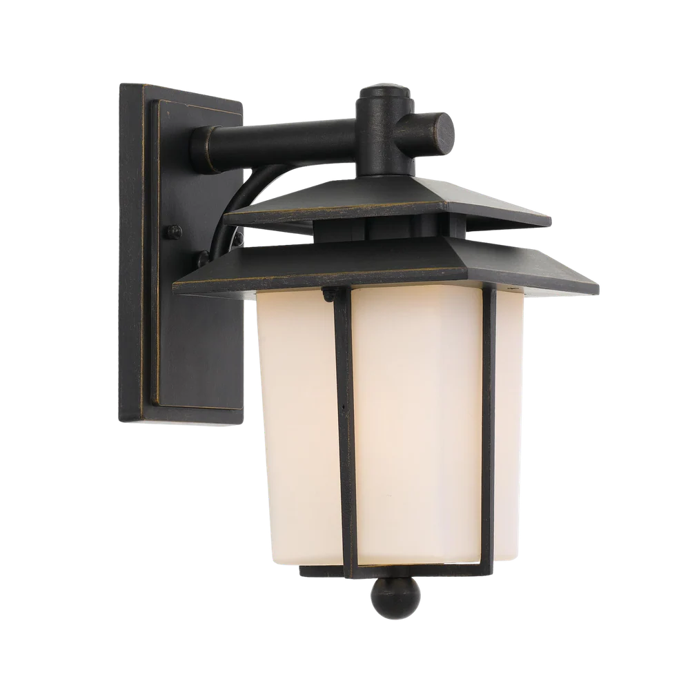 Telbix Silvan Exterior Wall Light Black Opal - Image 5
