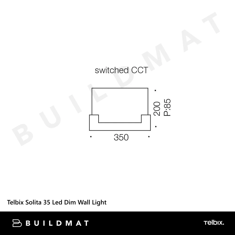 Telbix Solita 35 Led Dim Wall Light Antique Brass - Image 6