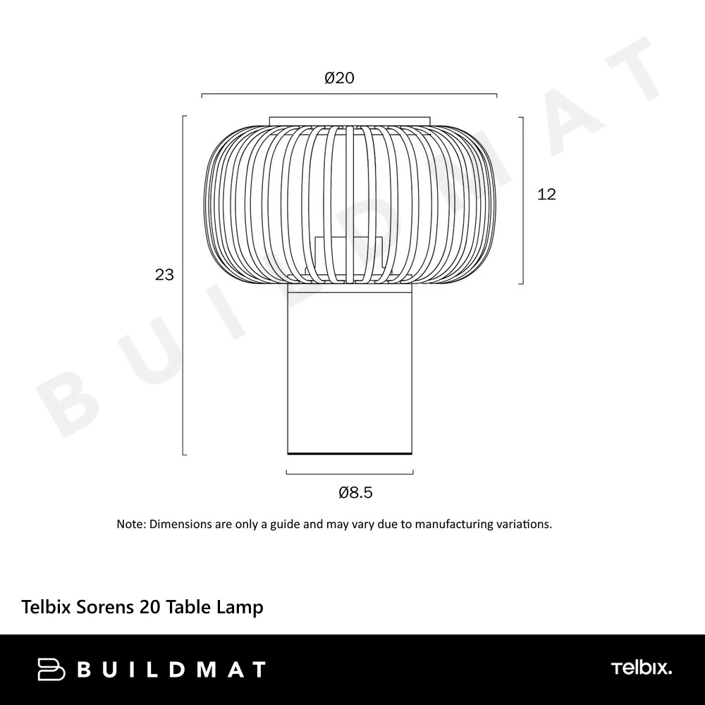 Telbix Sorens 20 Table Lamp Natural - Image 4
