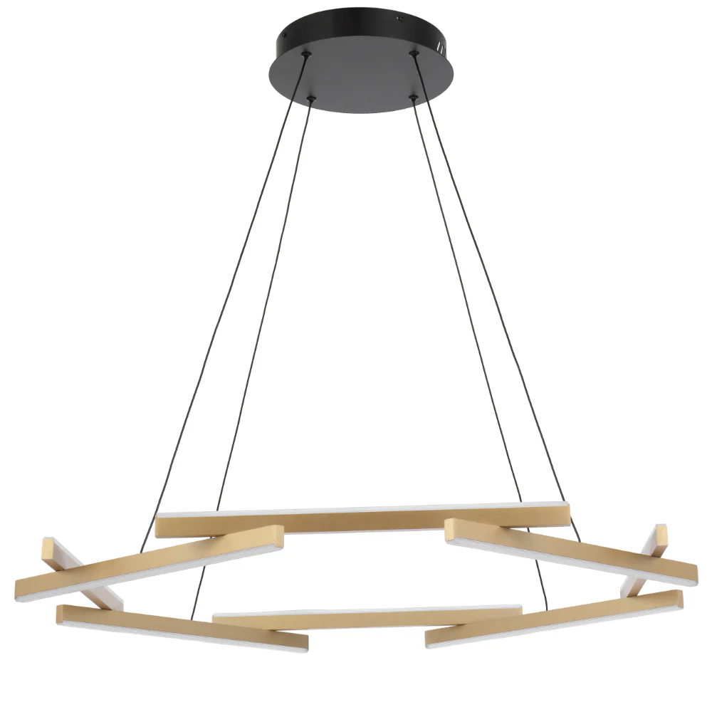 Telbix Tarson 1 Tier Pendant Black - Image 4