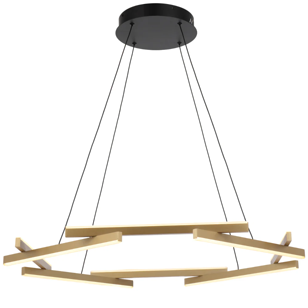 Telbix Tarson 1 Tier Pendant Black - Image 5