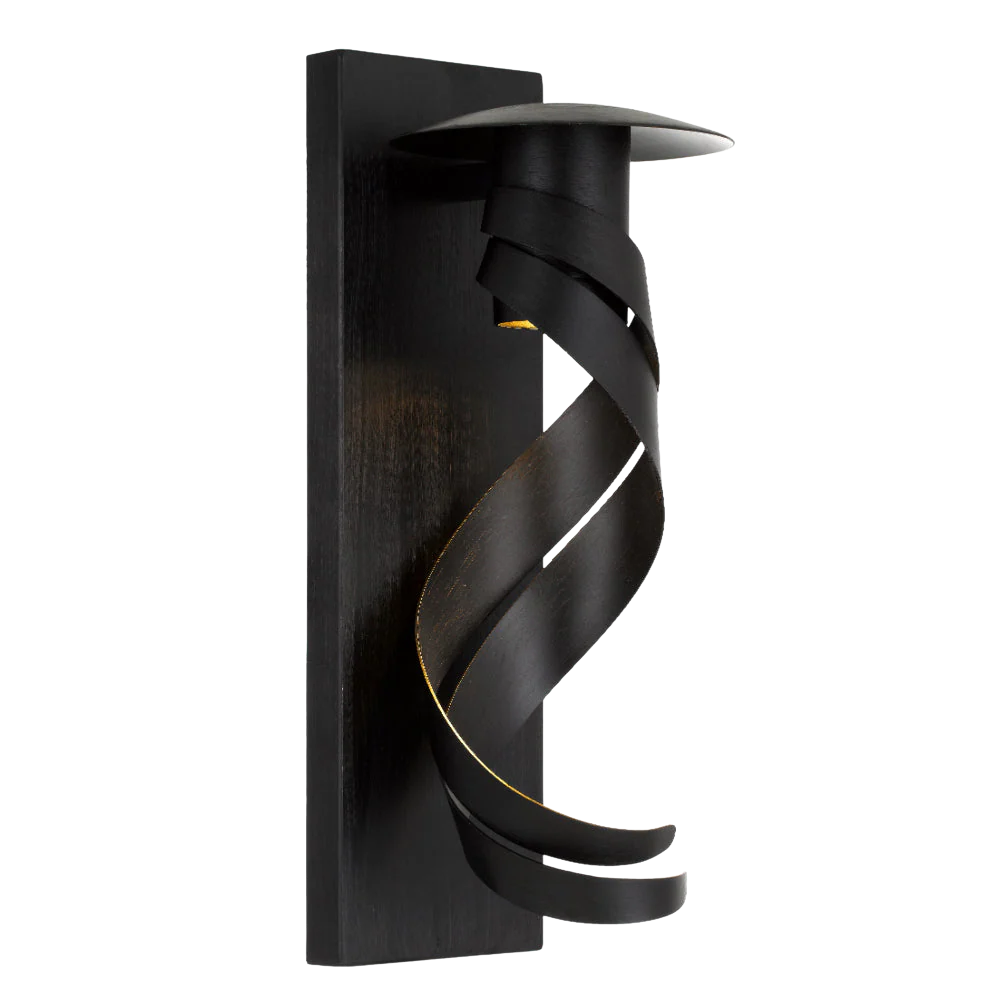 Telbix Tobera Exterior Wall Light Black Matt