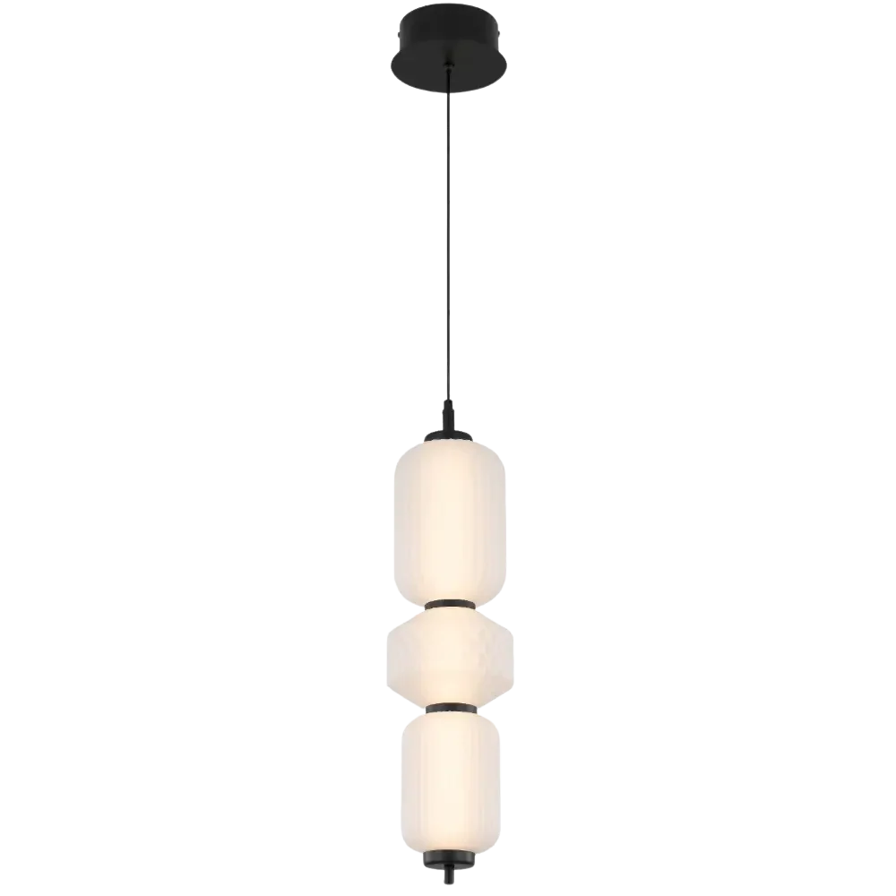 Telbix Torso 3 Light Pendant Black