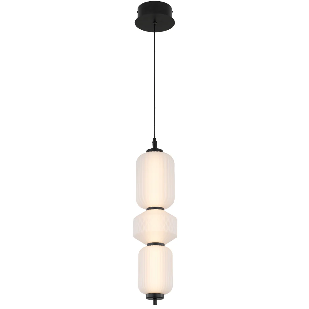 Telbix Torso 3 Light Pendant Black - Image 4