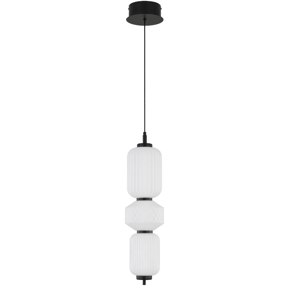 Telbix Torso 3 Light Pendant Black - Image 5