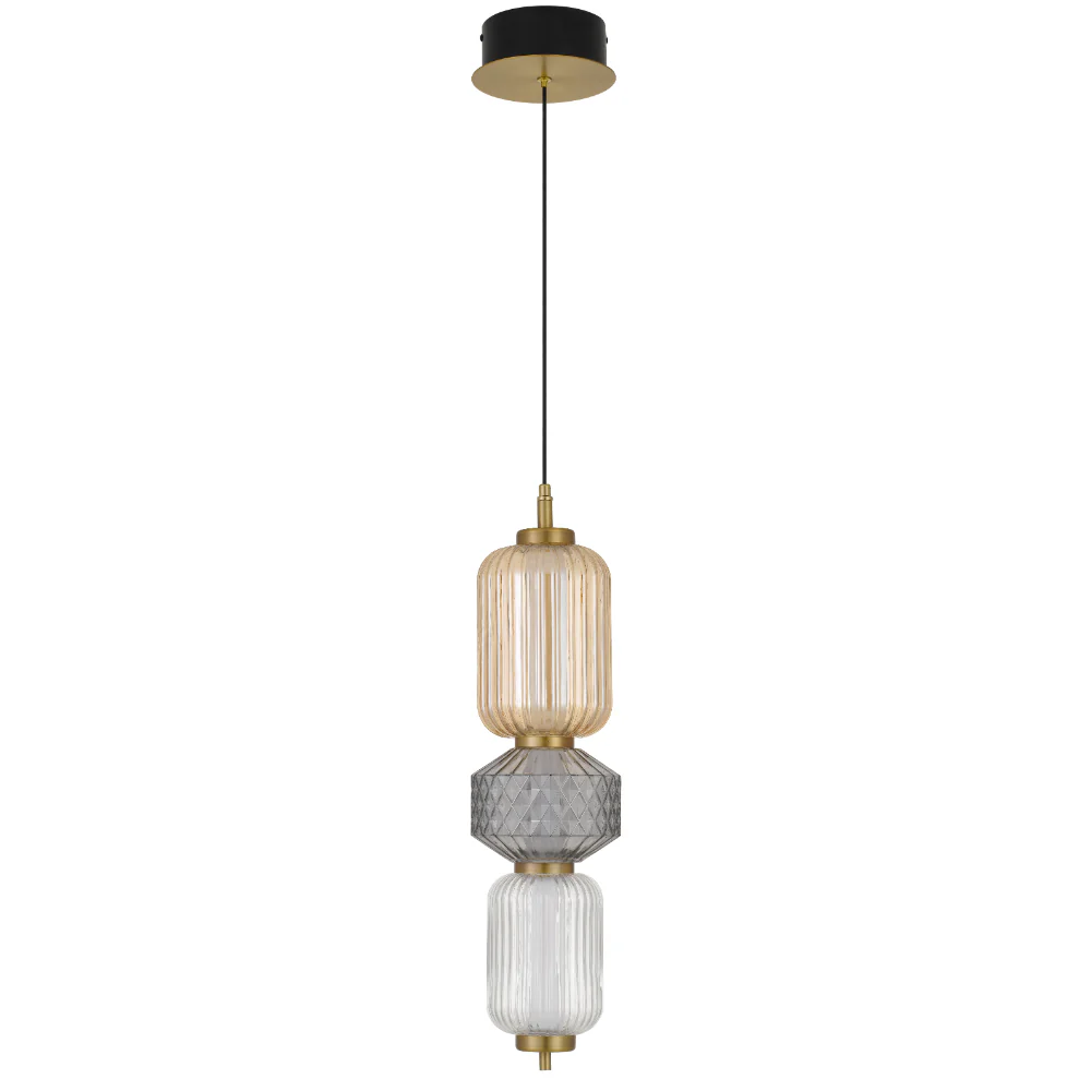 Telbix Torso 3 Light Pendant Brass - Image 5