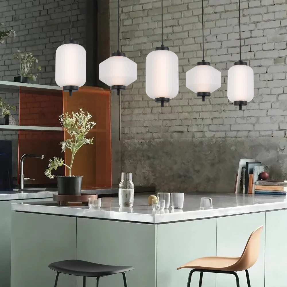 Telbix Torso 5 Light Bar Pendant Black - Image 2