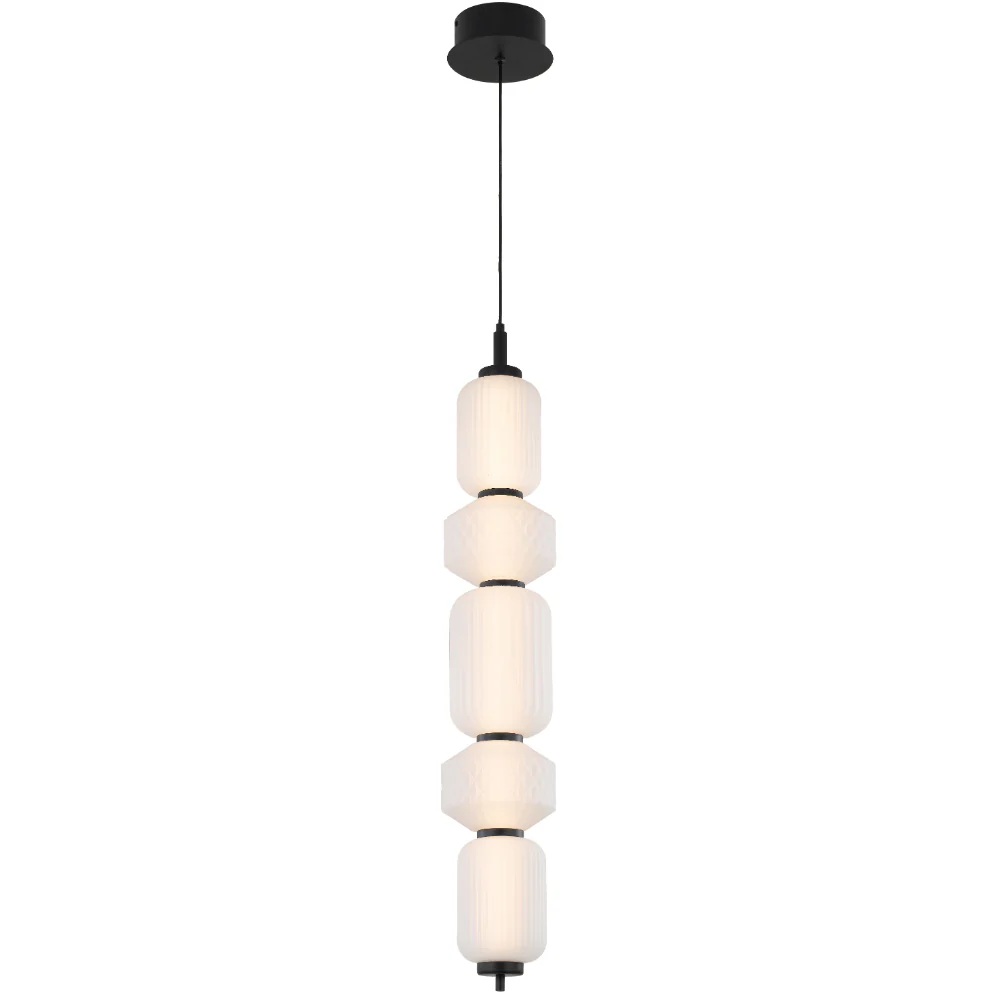 Telbix Torso 5 Light Pendant Black - Image 4