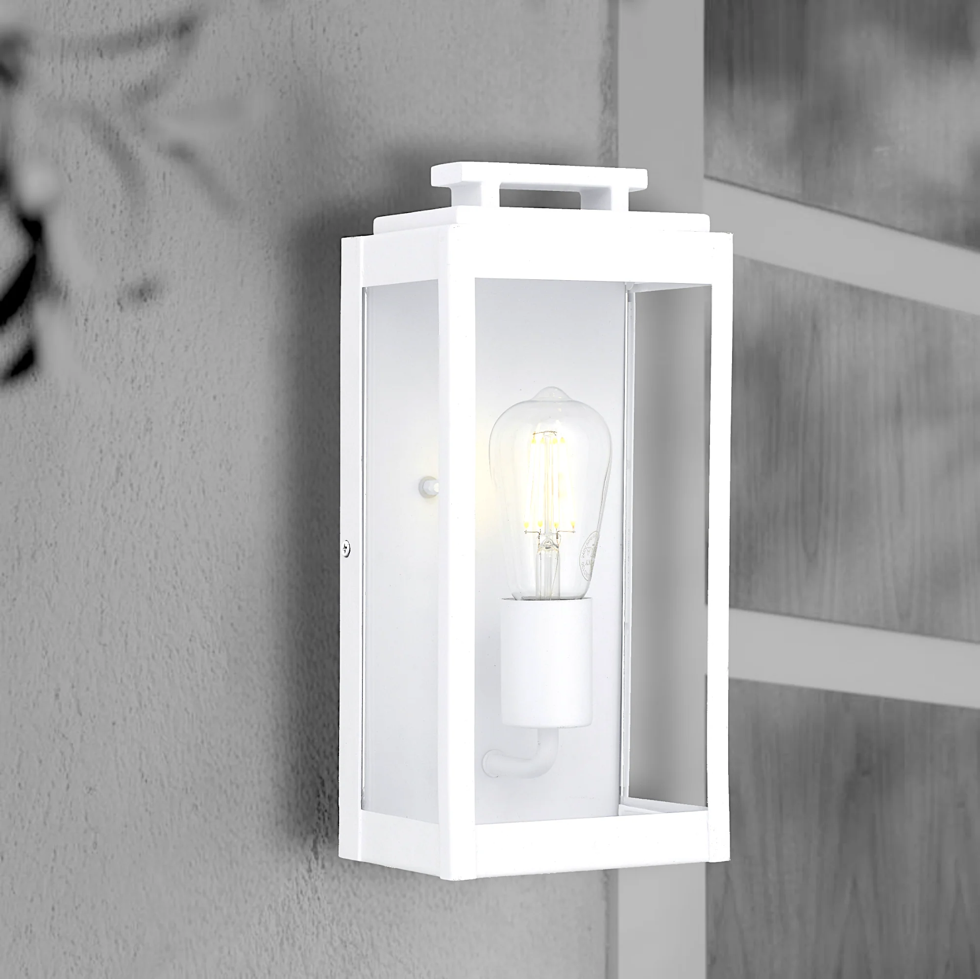Telbix Truman 1 Light Exterior Wall Light White - Image 2