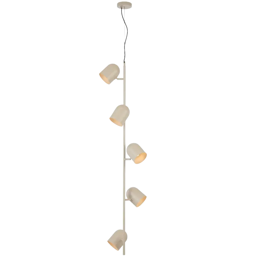 Telbix Turin 5 Light Pendant Khaki - Image 6