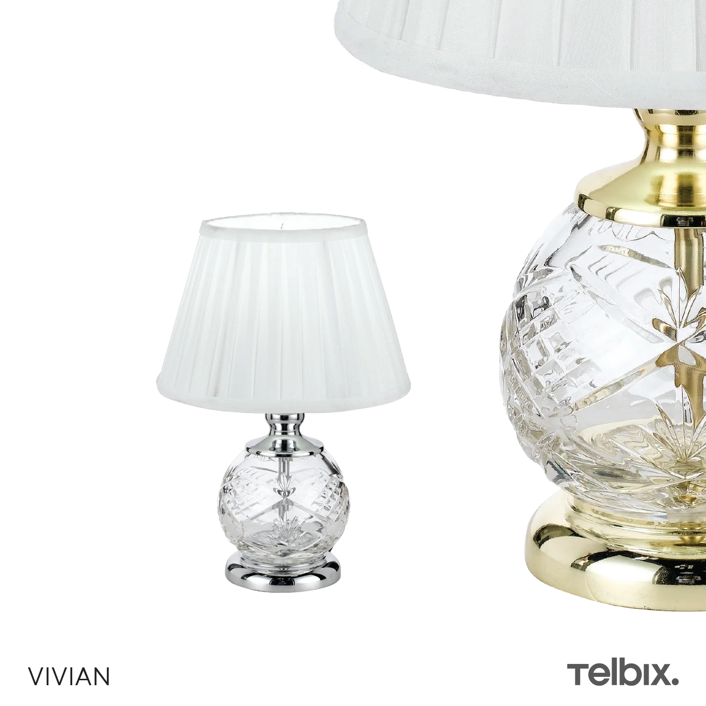 Telbix Vivian Table Lamp Chrome - Image 4