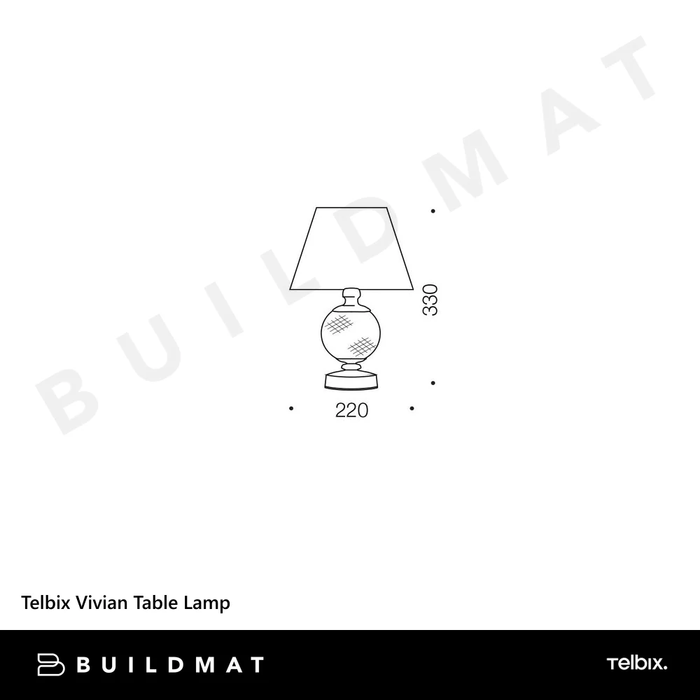 Telbix Vivian Table Lamp Chrome - Image 5