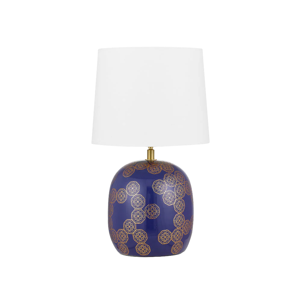 Telbix Wishes Ceramic Table Lamp Blue - Image 3