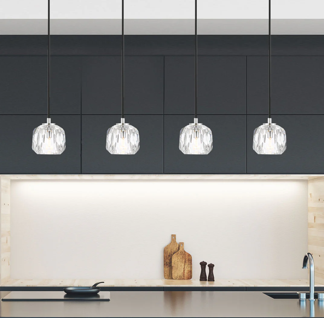 Telbix Zaha 4 Pendant Chrome - Image 2